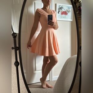 Bar III Coral Peach Fit and Flare Dress Size XS